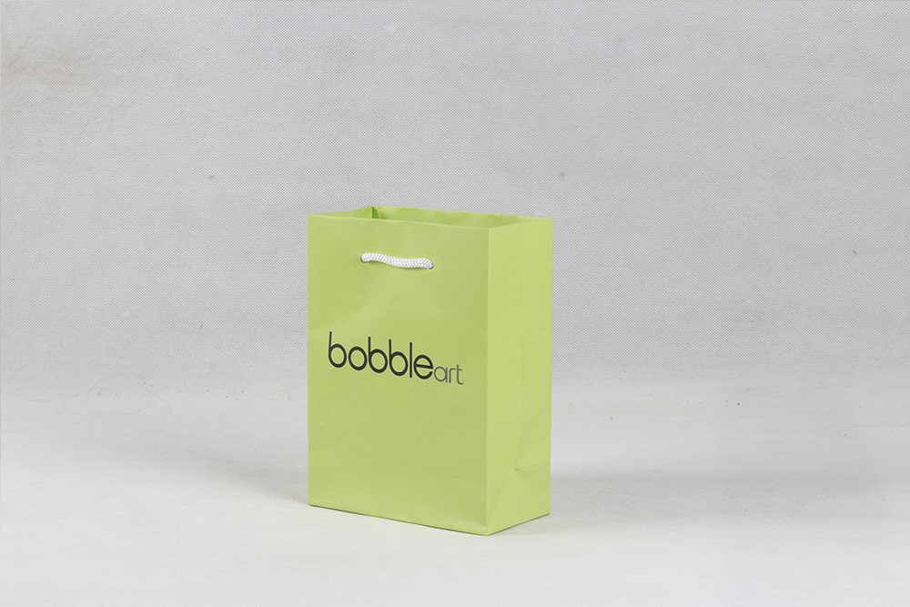 bobble時(shí)尚禮品白卡紙袋定制