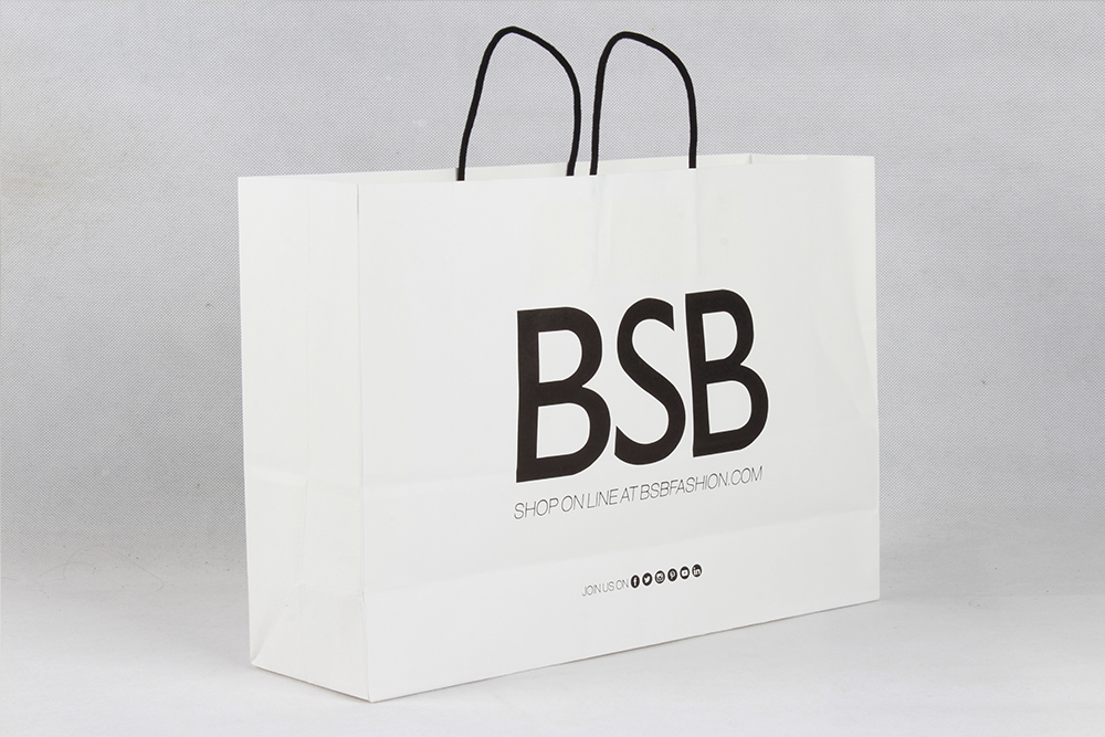 BSB時尚服裝牛皮紙袋定制 BSB時尚服裝牛皮紙袋定制