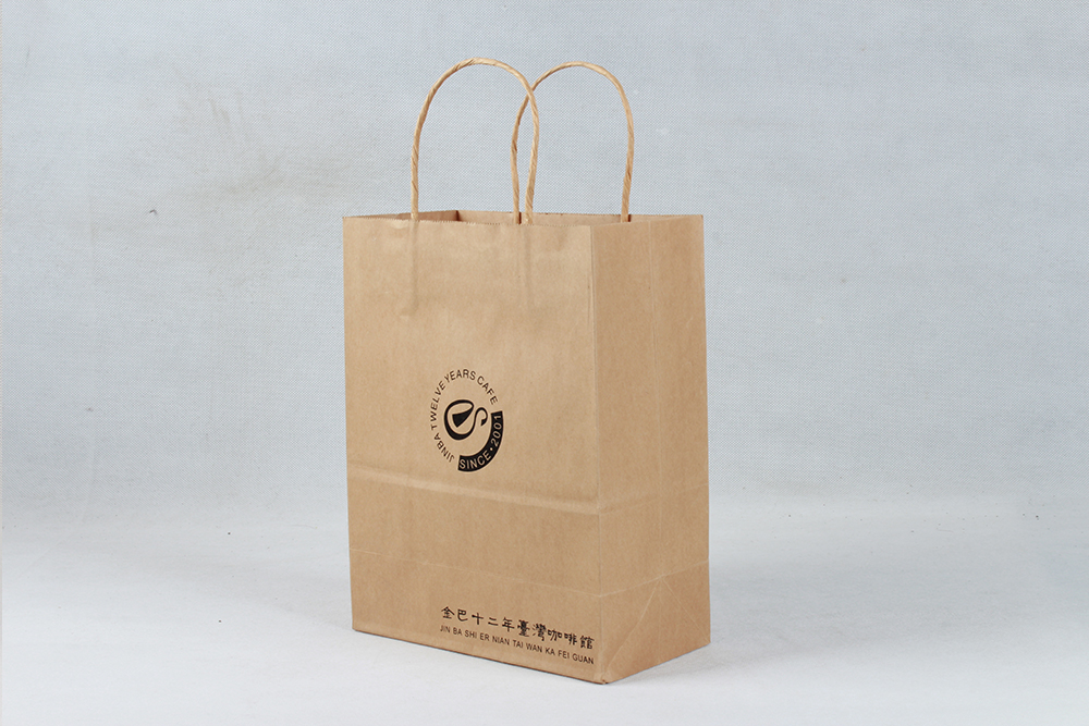 簡約型牛皮紙袋 金巴十二年咖啡館 簡約型牛皮紙袋 金巴十二年咖啡館