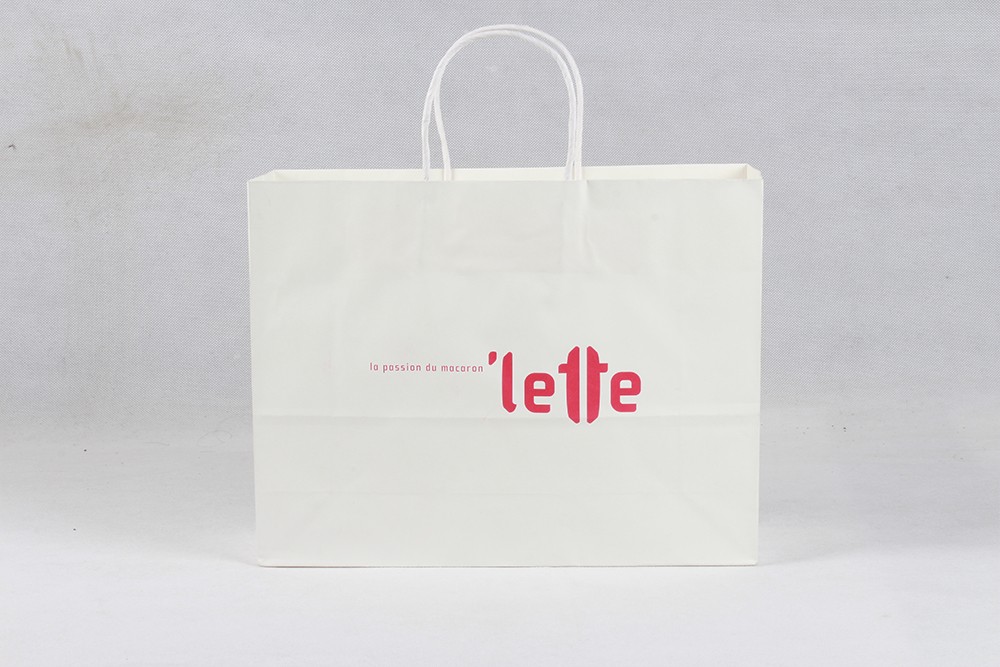 時(shí)尚簡(jiǎn)約型牛皮紙袋  La Maison du Macaron