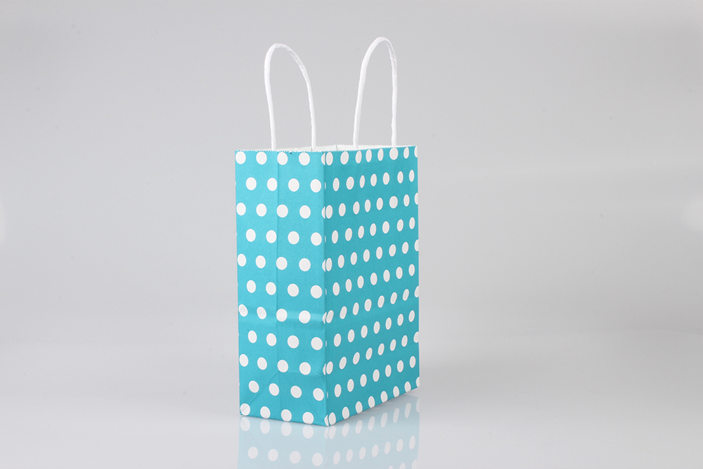 小號圓點時尚牛皮紙袋 小號圓點時尚牛皮紙袋